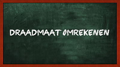 Draadmaat omrekenen
