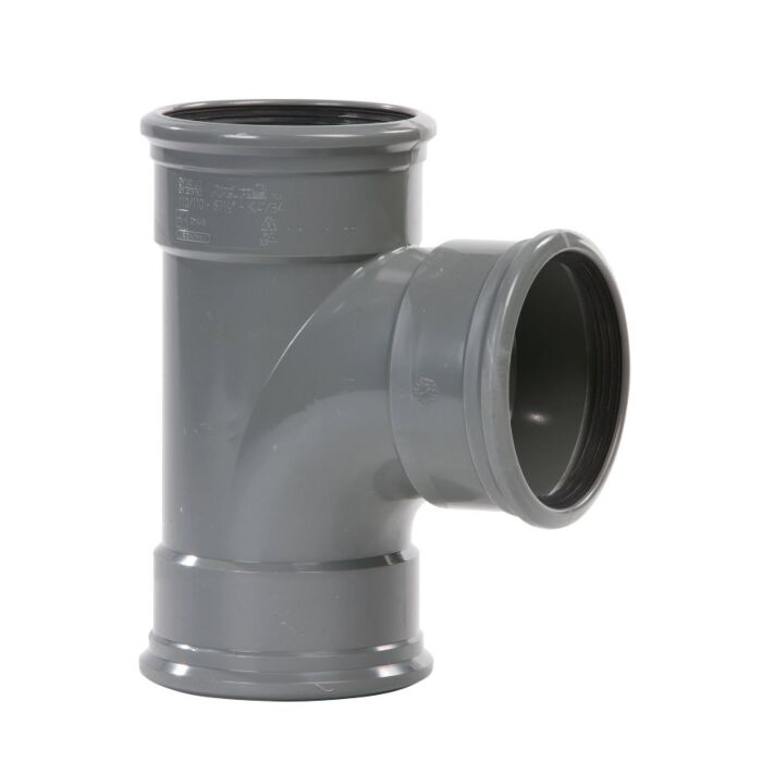 T-stuk 110 90gr 3x manchet