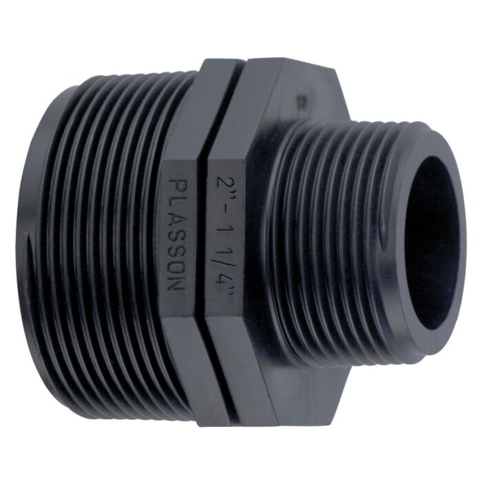 PP Verloopnippel 1 1/2" x 1"