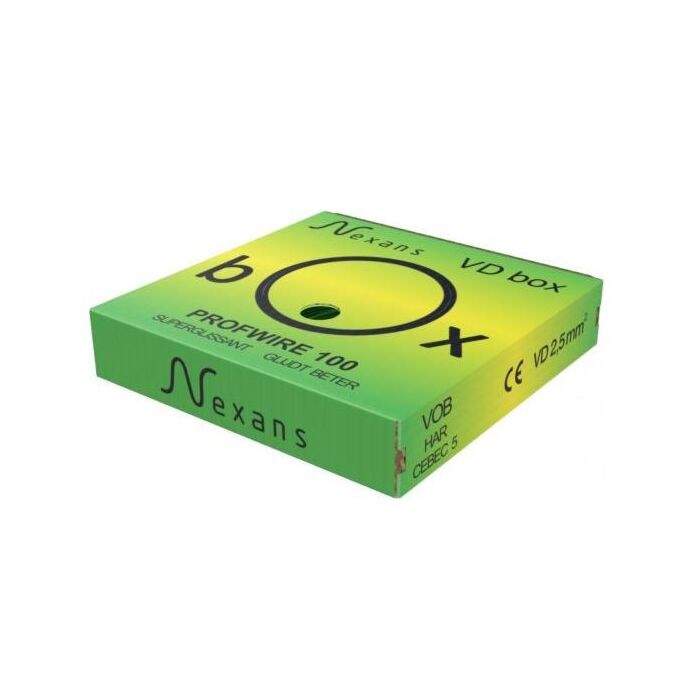 Nexans-Profwire-VD-installatiedraad-2-5mm2-geel-groen