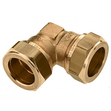 Bonfix messing knie 90&ordm; 2x knel  